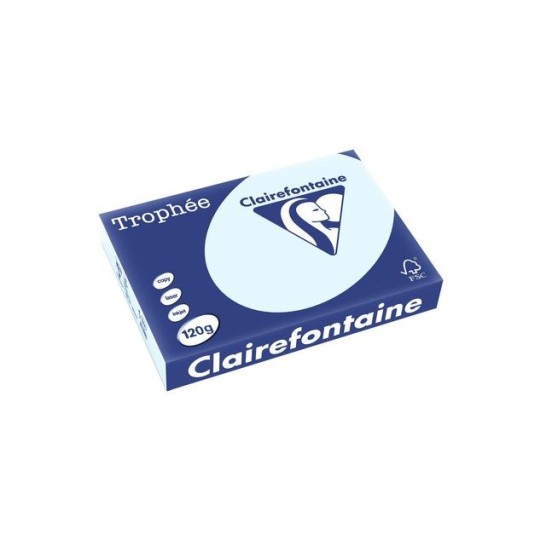Clairefontaine Multifunctioneel Papier A4 120 g/m² Lichtblauw (pak 250 vel)
