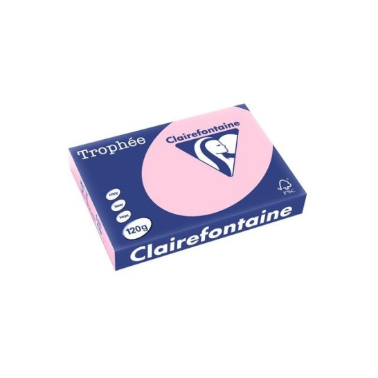 Clairefontaine Multifunctioneel Papier A4 120 g/m² Roze (pak 250 vel)