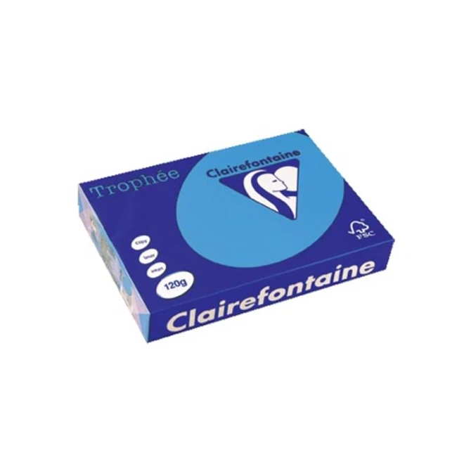 Clairefontaine Multifunctioneel Papier A4 120 g/m² Azuurblauw (pak 250 vel) Clairefontaine Multifunctioneel Papier A4 120 g/m² Azuurblauw (pak 250 vel)
