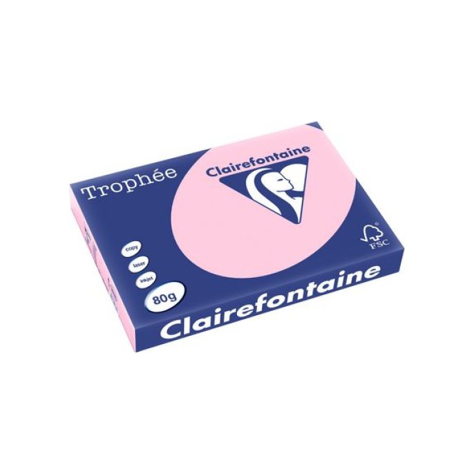 Clairefontaine Multifunctioneel Papier A4 80 g/m² Flamingo Roze (pak 500 vel) Clairefontaine Multifunctioneel Papier A4 80 g/m² Flamingo Roze (pak 500 vel)
