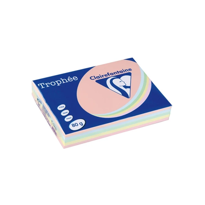 Clairefontaine Multifunctioneel Papier A4 80 g/m² Assorti Pastel (pak 500 vel)