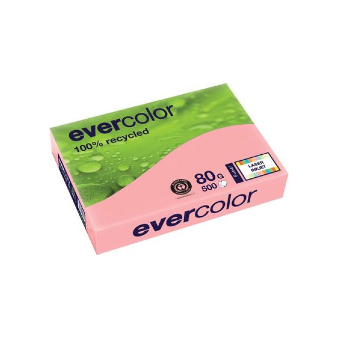 Clairefontaine Multifunctioneel Papier A4 80-grams Roze (pak 500 vel)