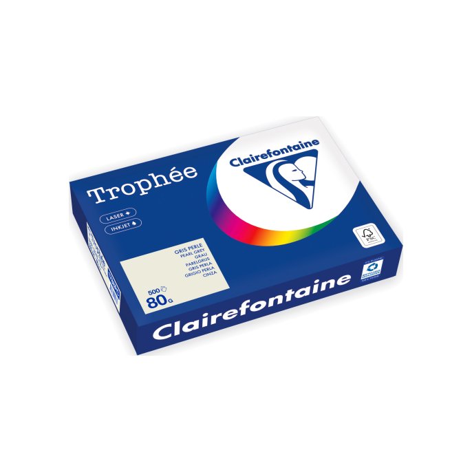 Clairefontaine Papier A4 80g parelgrijs (500vel) Clairefontaine Papier A4 80g parelgrijs (500vel)