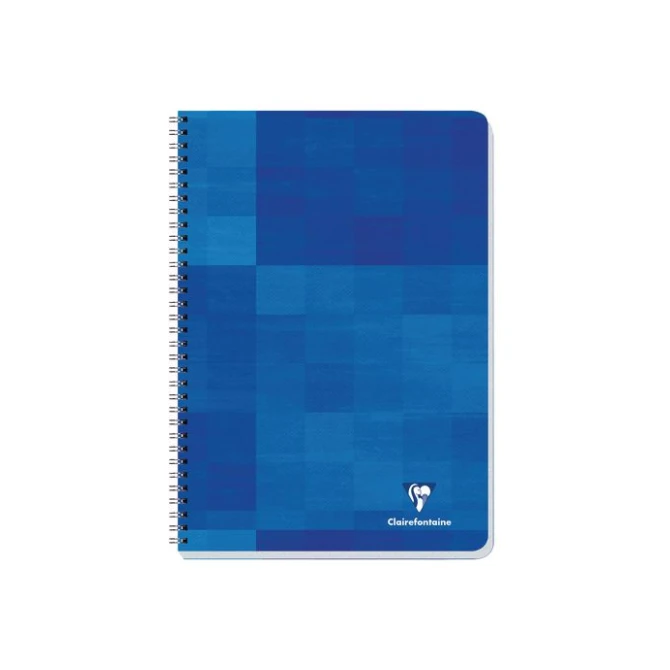 Clairefontaine Spiraalblok 220 x 170 mm Gelinieerd Assorti (doos 10 stuks)