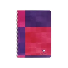 Clairefontaine Spiraalblok A4 Gelinieerd Assorti (pak 10 blokken)