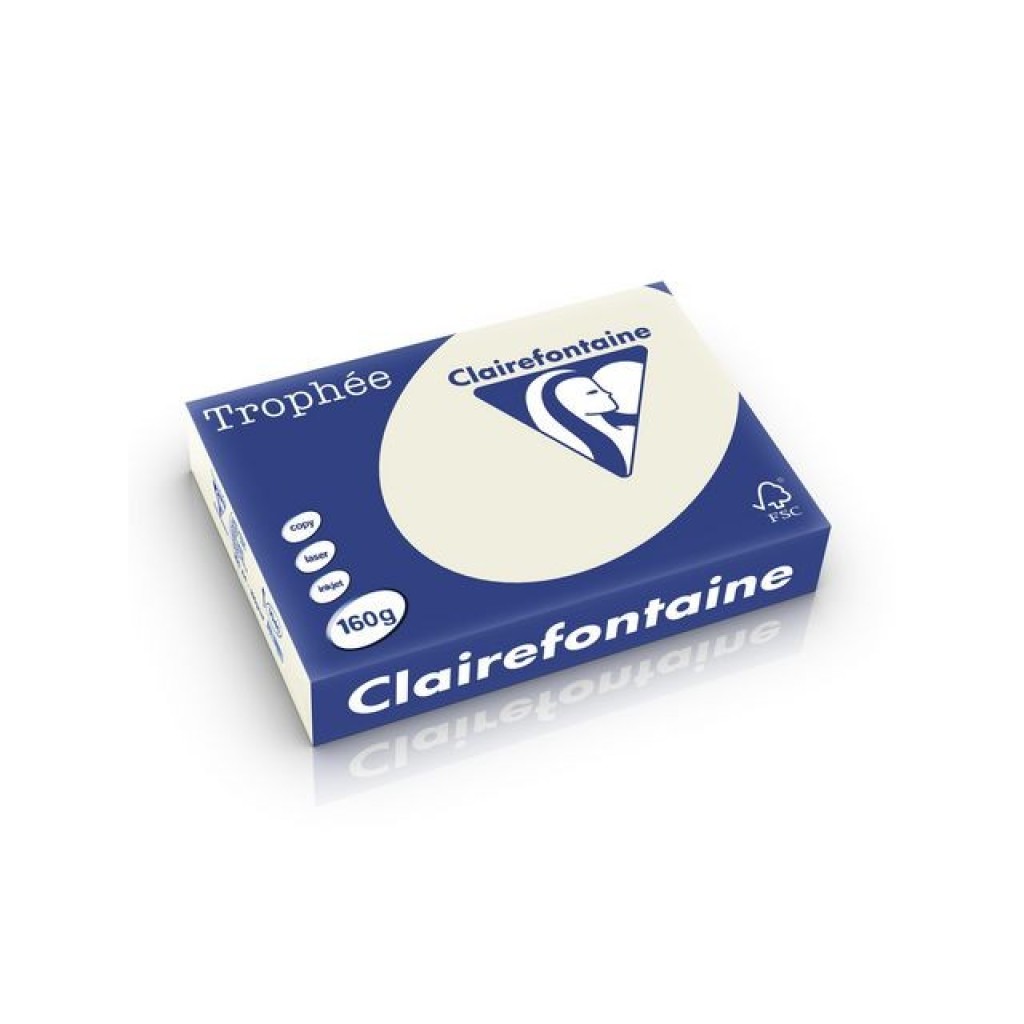 Clairefontaine Trophée Papier A4 g/m² Grijs (doos 4 x 250 vel) - Office1 Kantoorartikelen