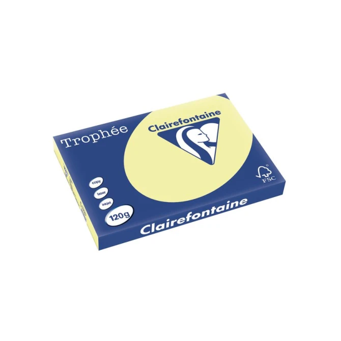 Clairefontaine Trophée Papier A3 120 g/m² Geel (pak 250 vel)
