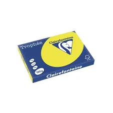 Clairefontaine Trophée Papier A3 120 g/m² Zonnebloemgeel (pak 250 vel) Clairefontaine Trophée Papier A3 120 g/m² Zonnebloemgeel (pak 250 vel)