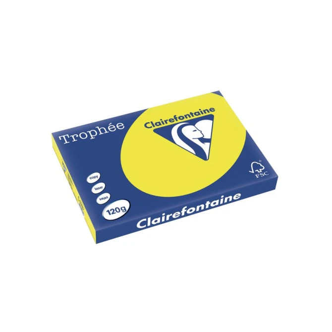 Clairefontaine Trophée Papier A3 120 g/m² Zonnebloemgeel (pak 250 vel)