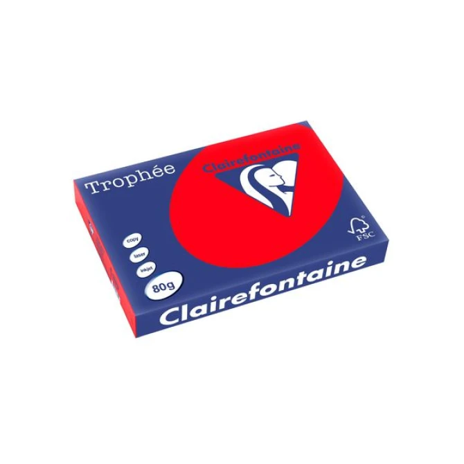 Clairefontaine Trophée Papier A3 80 g/m² Koraalrood (pak 500 vel)