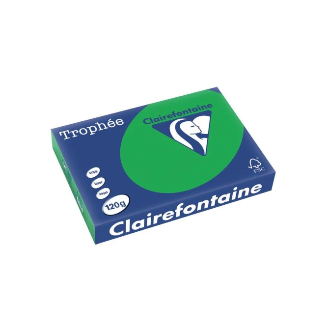 Clairefontaine Trophée Papier A4 120 g/m² Biljartgroen (pak 250 vel)