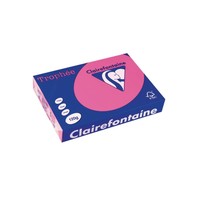 Clairefontaine Trophée Papier A4 120 g/m² Roze (pak 250 vel)