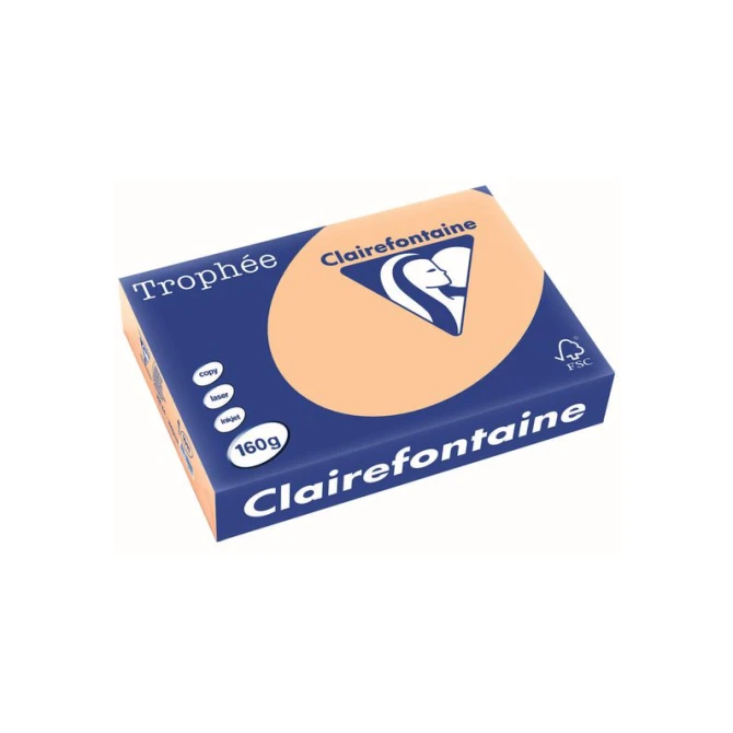 Clairefontaine Trophée Papier A4 160 g/m² Abrikoos (pak 250 vel)