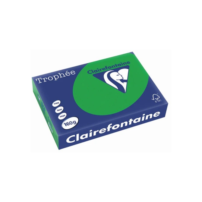 Clairefontaine Trophée Papier A4 160 g/m² Biljartgroen (pak 250 vel)