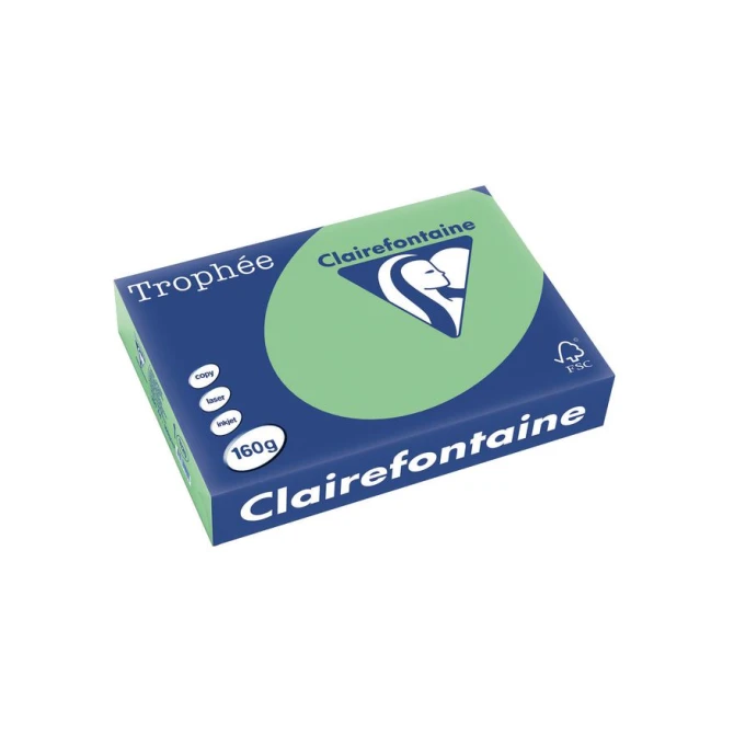 Clairefontaine Trophée Papier A4 160 g/m² Natuurgroen (pak 250 vel)