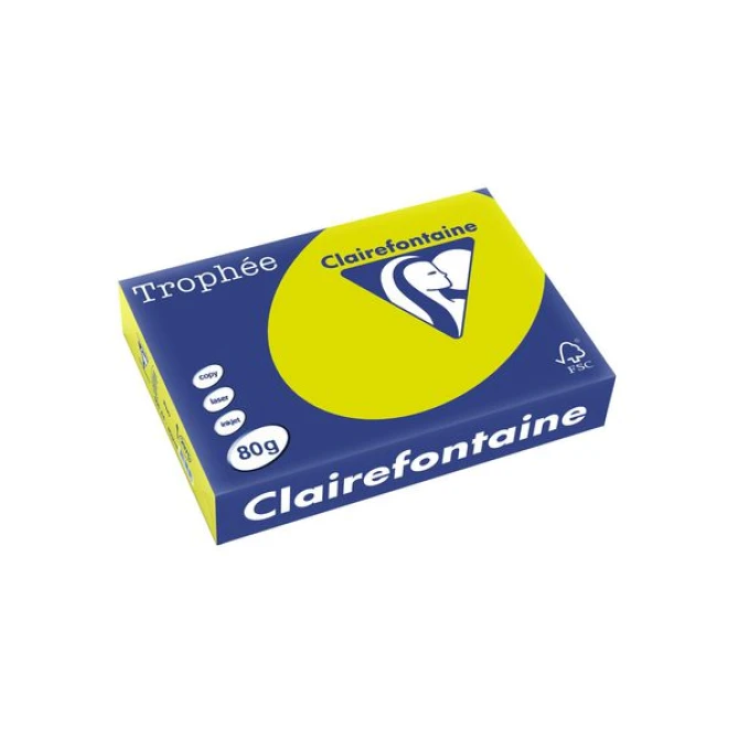 Clairefontaine Trophée Papier A4 80 g/m² Neongroen (pak 500 vel)