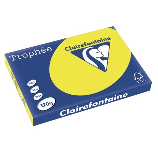 Clairefontaine Trophée Papier A3 120 g/m² Zonnebloemgeel (pak 250 vel)