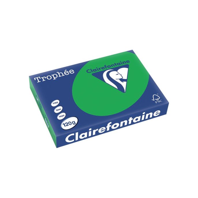 Clairefontaine Trophée Papier A4 120 g/m² Biljartgroen (pak 250 vel)