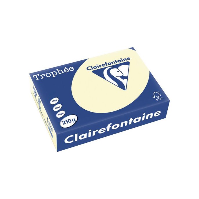 Clairefontaine Trophée Papier A4 210 g/m² Crème (pak 250 vel)