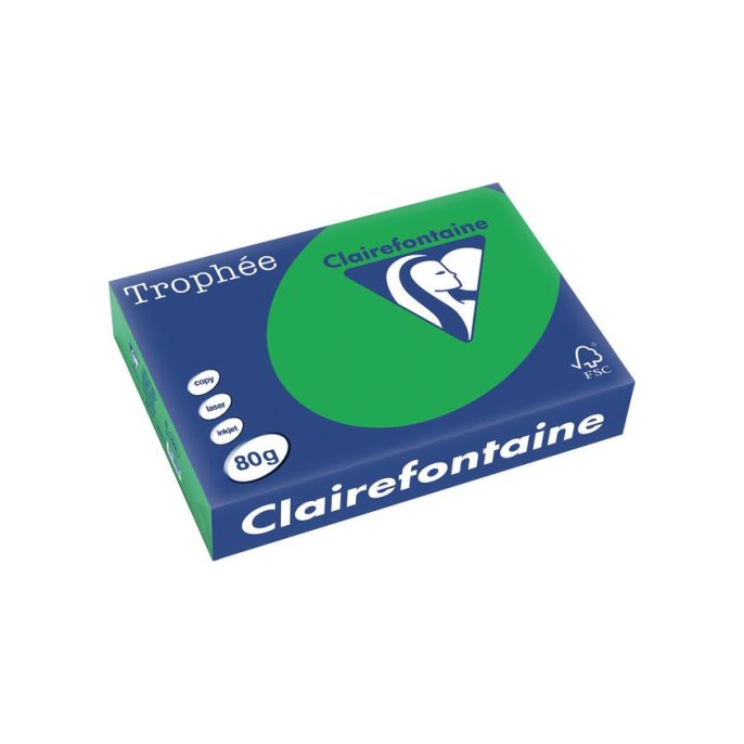 Clairefontaine Trophée Papier A4 80 g/m² Biljartgroen (pak 500 vel)