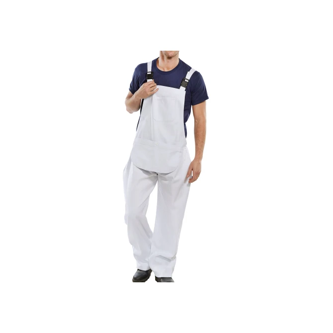 Click BiB Brace Overall Maat 48 Katoen Wit Click BiB Brace Overall Maat 48 Katoen Wit