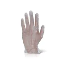 LEITZ Click Onderzoekshandschoen Vinyl Gepoederd Maat XL Transparant (doos 1000 stuks) LEITZ Click Onderzoekshandschoen Vinyl Gepoederd Maat XL Transparant (doos 1000 stuks)