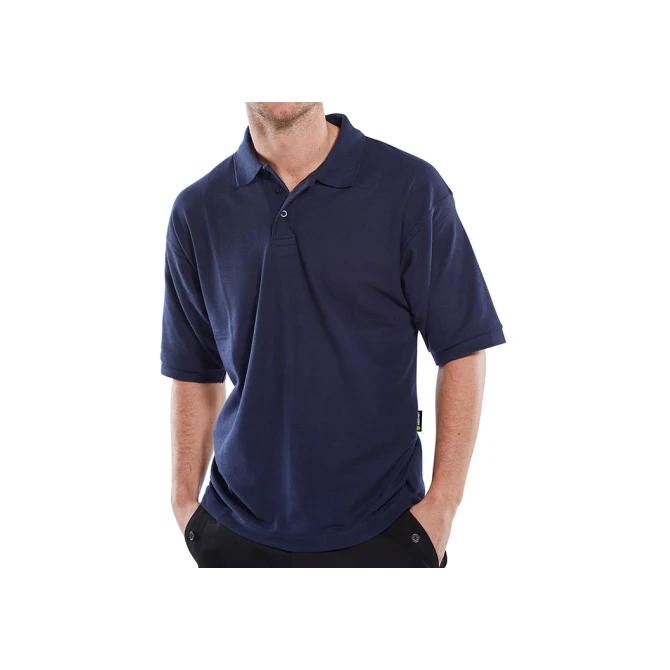 Click Poloshirt Maat 4XL Marine Click Poloshirt Maat 4XL Marine