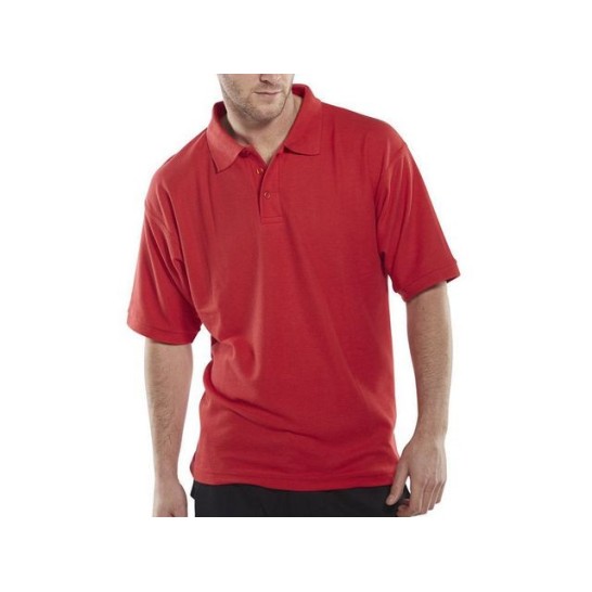 Click Poloshirt Maat XL Rood