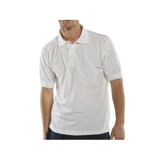 Click Poloshirt Maat XL Wit