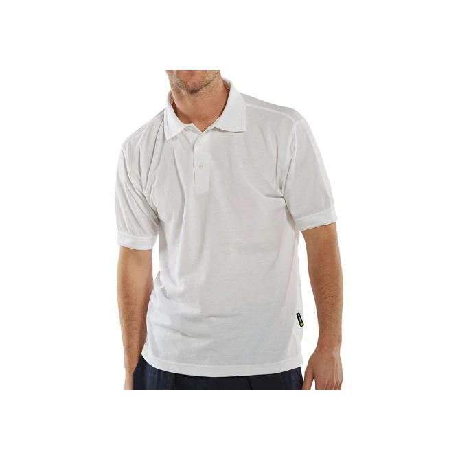 Click Poloshirt Maat XL Wit
