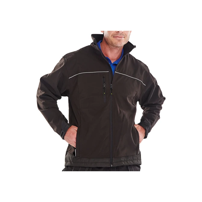Click Softshell Jas Maat L Zwart Click Softshell Jas Maat L Zwart
