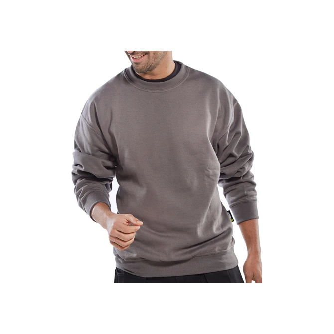 Click Sweatshirt Lange mouwen Maat L Grijs