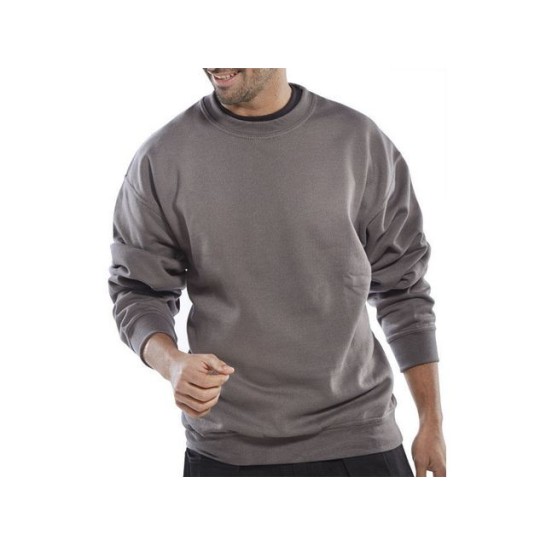 Click Sweatshirt Lange mouwen Maat XL Grijs