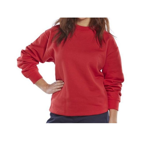 Click Sweatshirt Lange mouwen Maat XL Rood