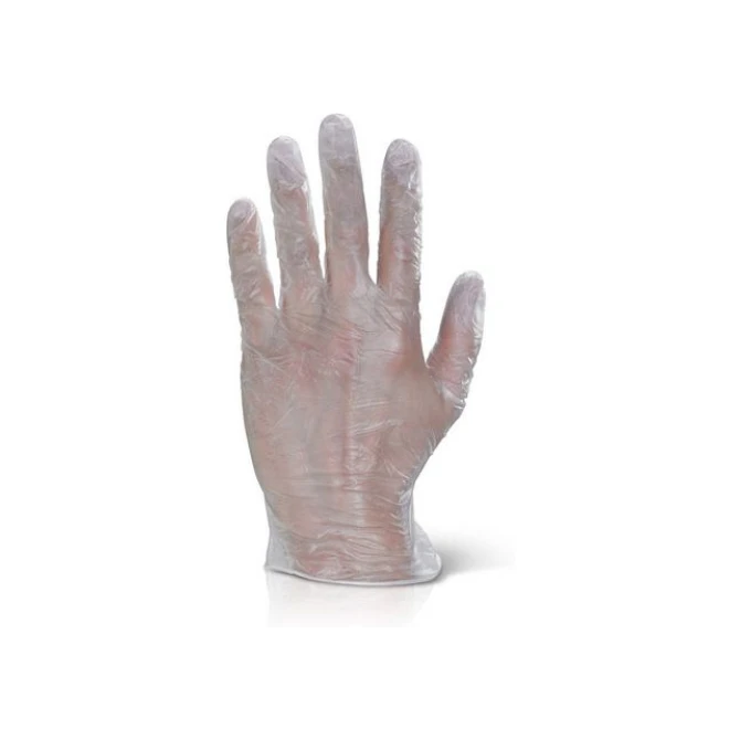 Click Vinyl Onderzoekshandschoenen Poedervrij Maat XL Wit (doos 100 stuks)