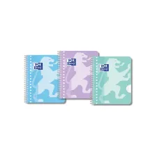Collegeblok Oxford A5+ lijn pastel/pk3 Collegeblok Oxford A5+ lijn pastel/pk3