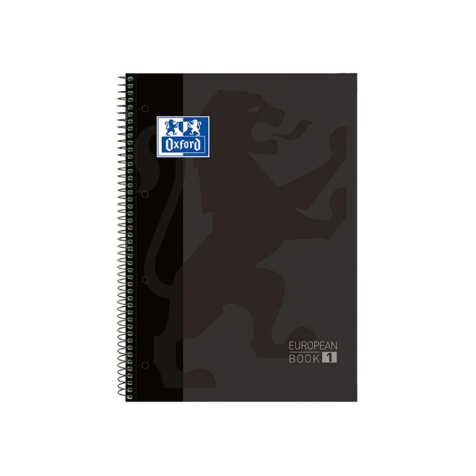 Collegeblok Oxford Classic A4 ruit zw/p5