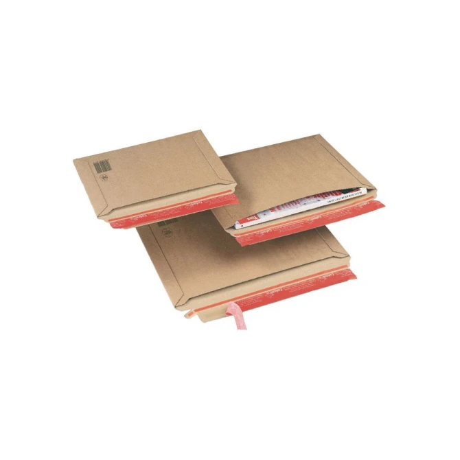 ColomPac Kartonnen envelop met dwarsvulling B5+ 270 x 185 x 50mm (doos 100 stuks) ColomPac Kartonnen envelop met dwarsvulling B5+ 270 x 185 x 50mm (doos 100 stuks)