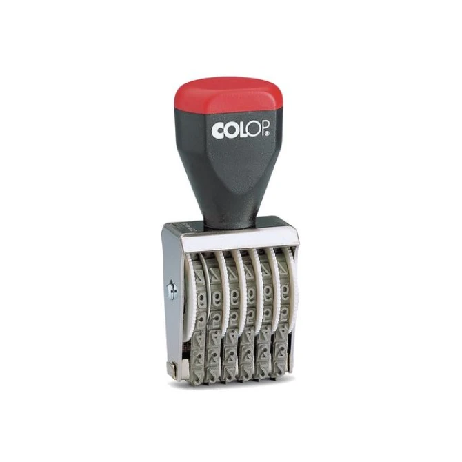 Colop 05010 Cijferband Stempel 10 Banden van 5mm Metaal Colop 05010 Cijferband Stempel 10 Banden van 5mm Metaal