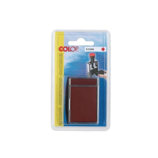 Colop Inktkussen E/2300 zelf inktende stempels rood (pak 2 stuks)