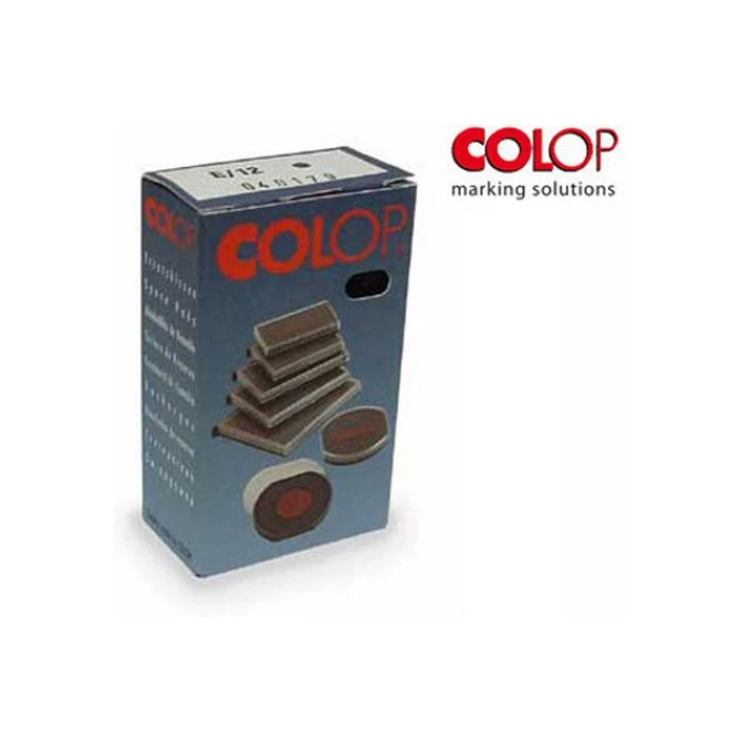 COLOP Inktkussen E/12/2 rood-blauw / 2 stuks