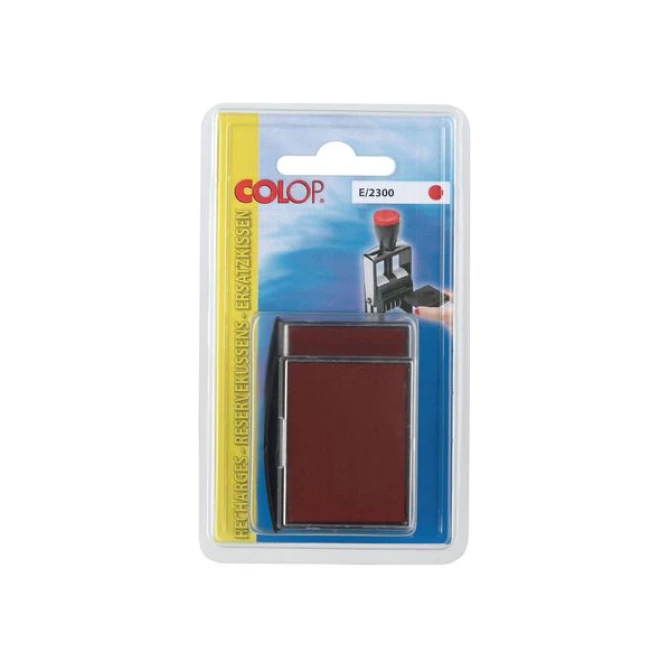 Colop Inktkussen E/2300 zelf inktende stempels rood (pak 2 stuks) Colop Inktkussen E/2300 zelf inktende stempels rood (pak 2 stuks)