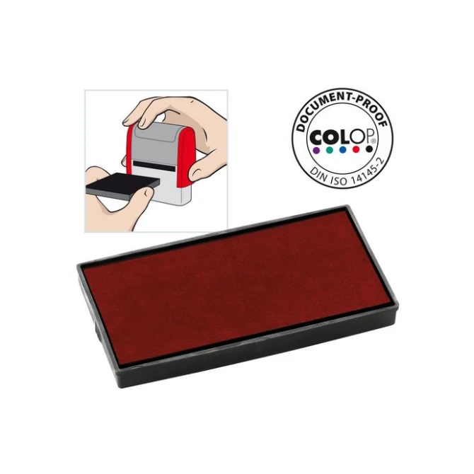 Inktkussen Colop E/50 rood/pak 2 Inktkussen Colop E/50 rood/pak 2