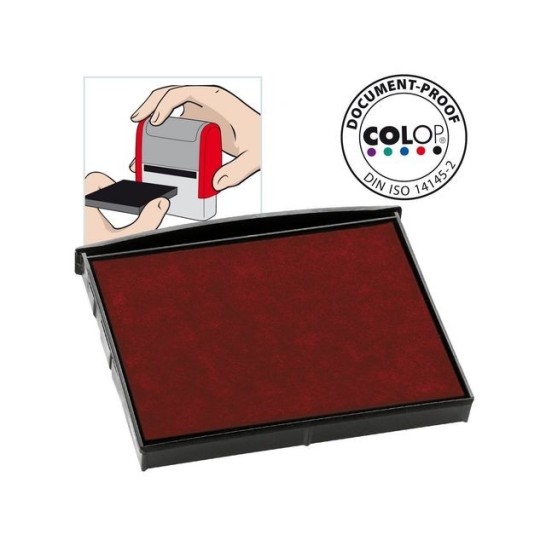 Colop Reserve kussen tbv zelfinktende stempels E/2800 rood voor 2800 (pak 2 stuks)