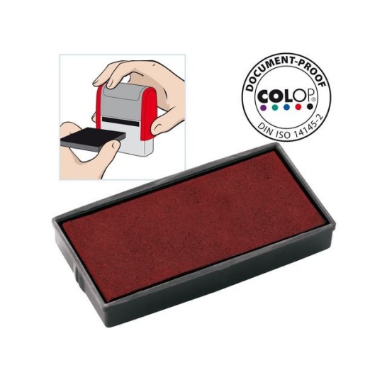 Colop Reserve kussen tbv zelfinktende stempels E/30 rood voor Printer 30 (pak 2 stuks)