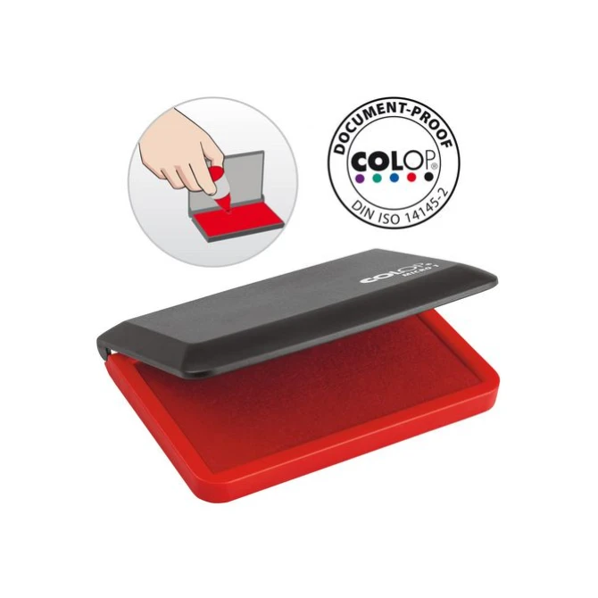 Colop Stempelkussen 90 x 50 mm Rood Colop Stempelkussen 90 x 50 mm Rood