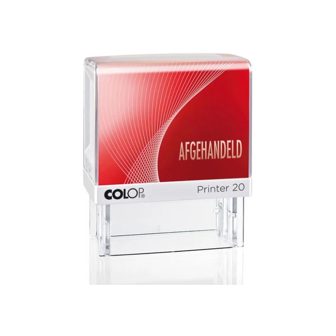COLOP Woordstempel met één vast woord Printer 20/L AFGEHANDELD COLOP Woordstempel met één vast woord Printer 20/L AFGEHANDELD