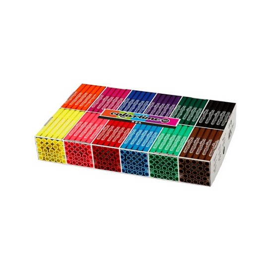 Colortime Viltstiften Lijndikte: 5mm Assorti (doos 288 stuks)