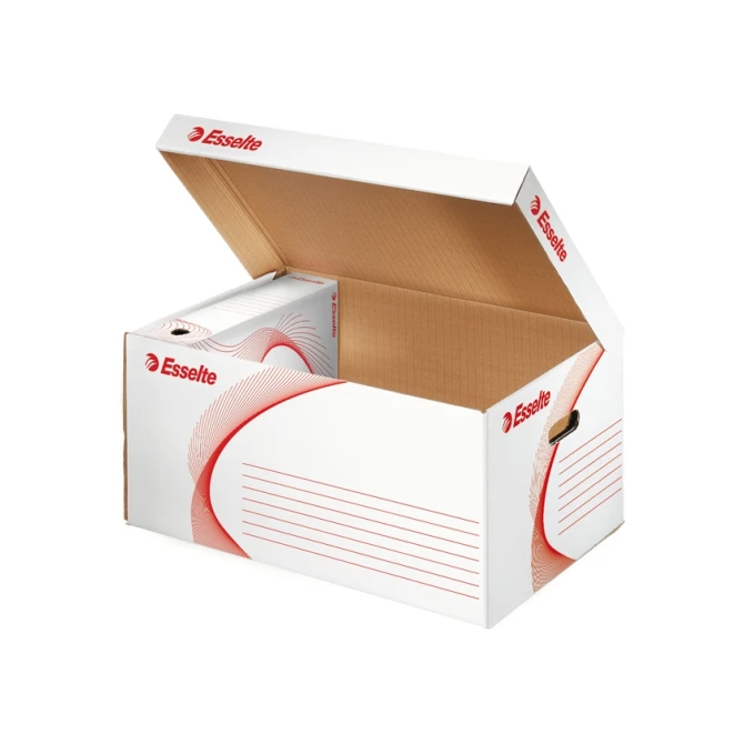 Esselte Containerdoos+ deksel 56x36.5x27.5/ds10 (1 pak x 10 stuks)