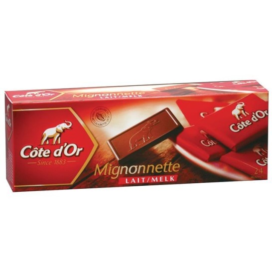 Cote dOr Mignonnette chocolade Melk (doos 24 stuks)